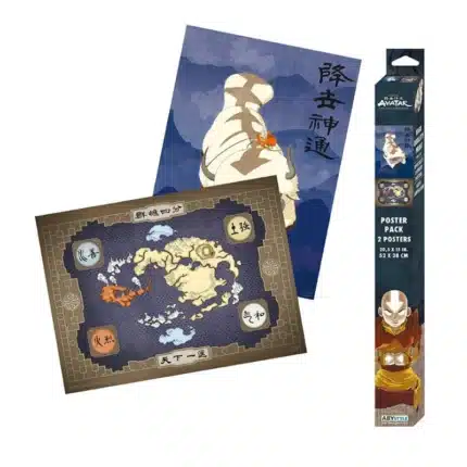 Avatar Appa i Map set od 2 postera