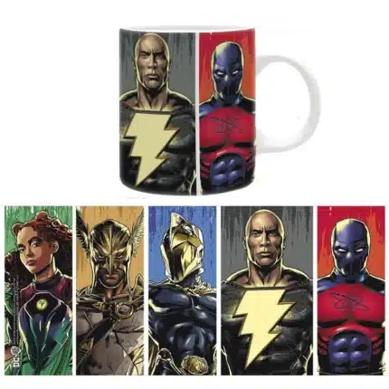 Dc Black Adam and Justice Society šalica 320ml