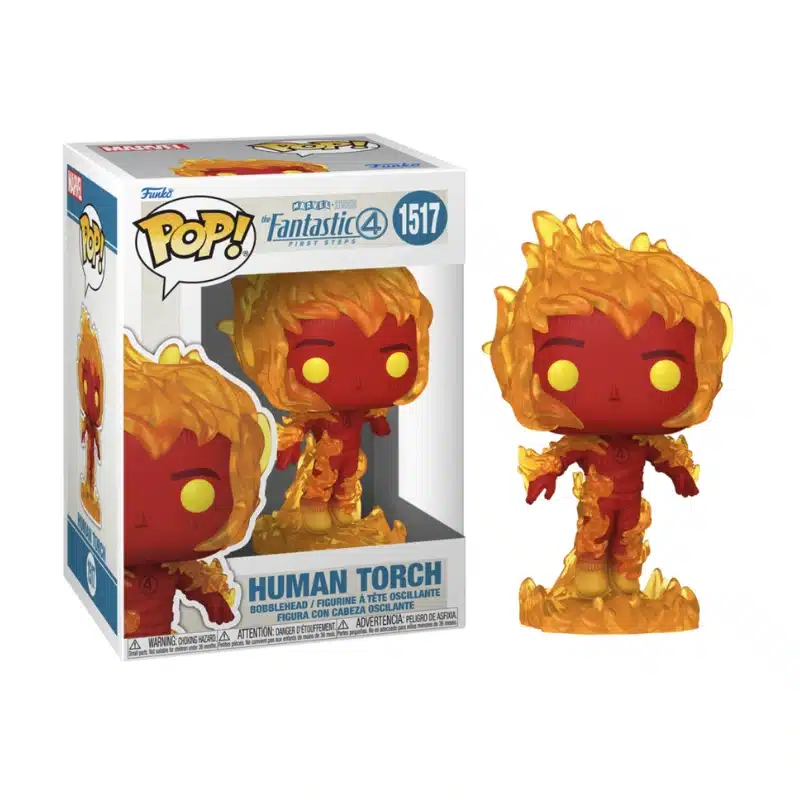 Fantastic Four Human Torch Funko POP figura 9cm Fantastic Four Human Torch Funko POP figura 9cm