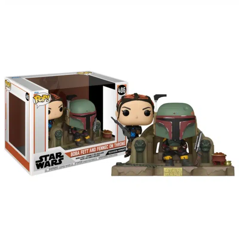 Star Wars Boba Fett and Fennec Shand on Throne Funko POP Deluxe Star Wars Boba Fett and Fennec Shand on Throne Funko POP Deluxe