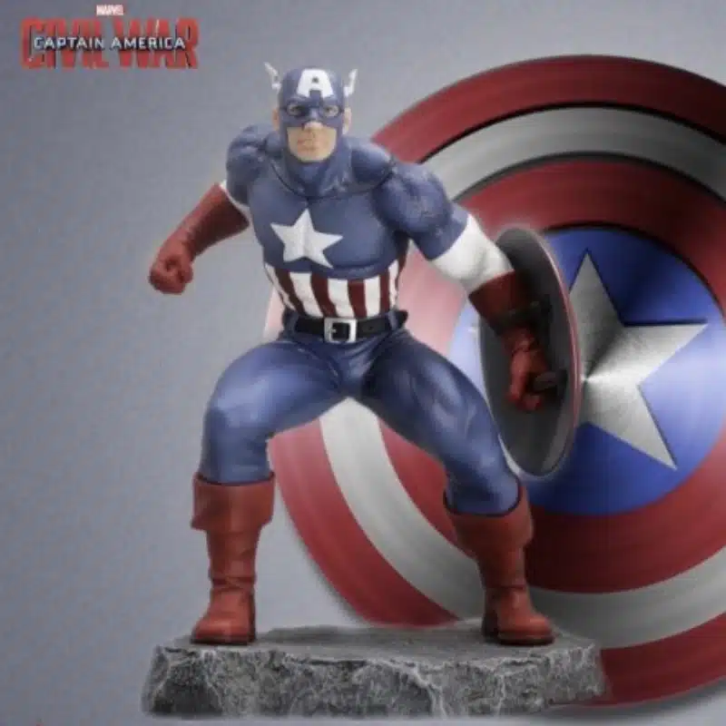 Marvel Civil War Captain America figura 22 cm Marvel Civil War Captain America figura 22 cm