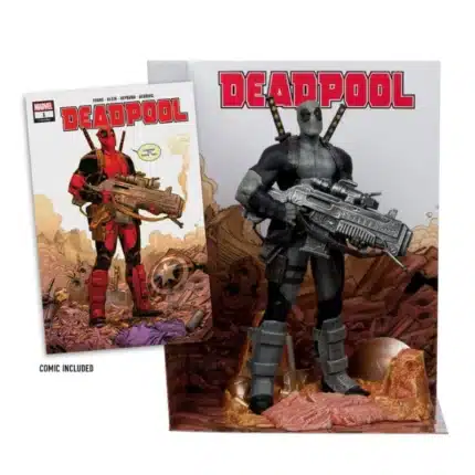 Marvel Deadpool Grey Suit Chase ver figura 27 cm + strip
