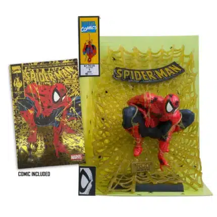 Marvel Spider Man (Gold Label) figura 15 cm + strip