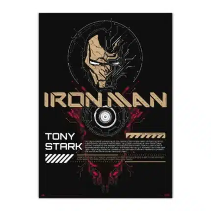 Marvel Iron Man Glow in the dark poster